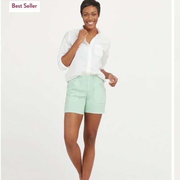 Old Navy mint green shorts size 10 - Picture 1 of 7